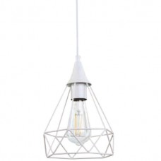 Φωτιστικό Κρεμαστό Μονόφωτο E27 230V Λευκό 4024-WH